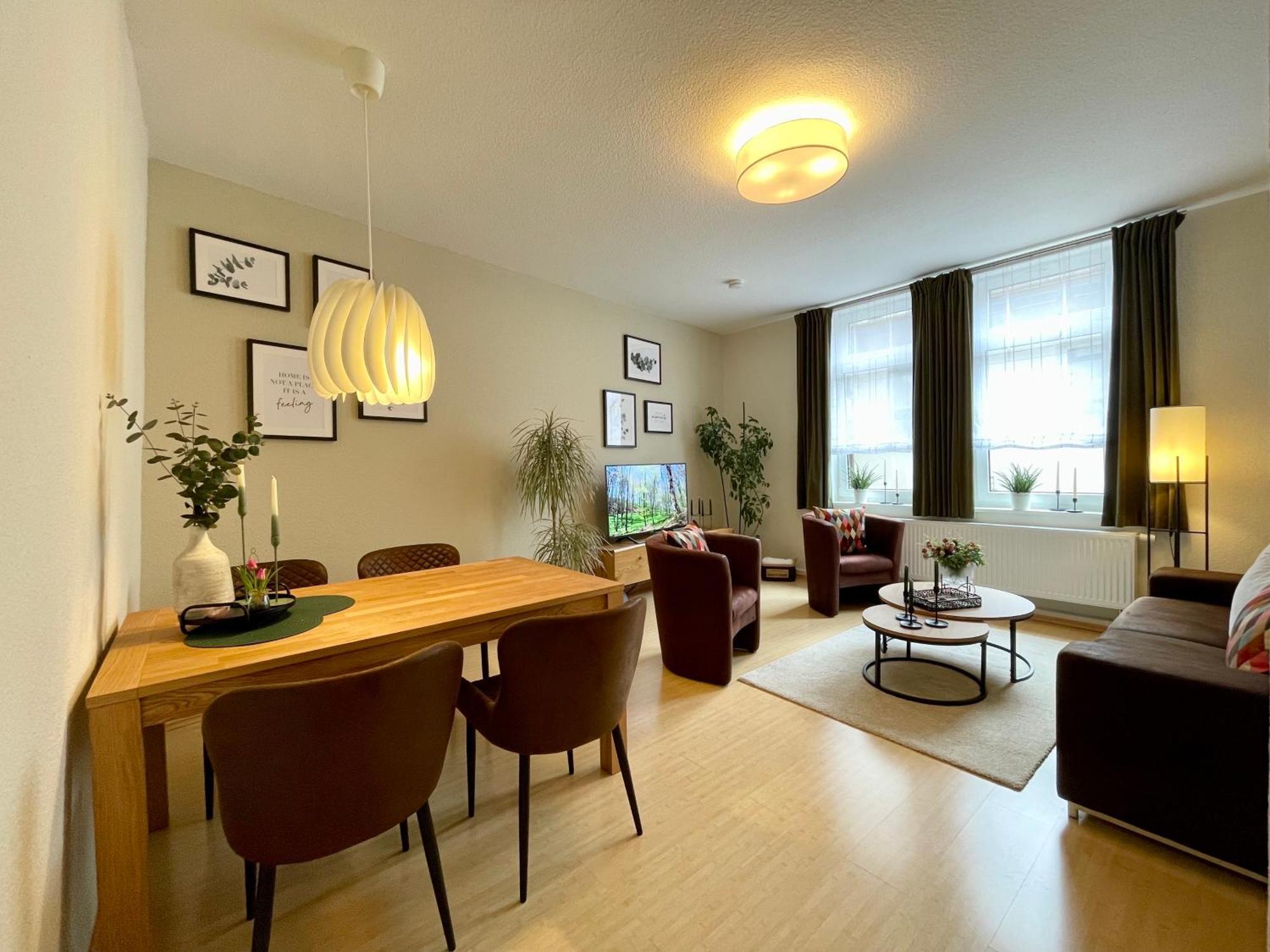 Schoene Ferienwohnung Am Mathildenbrunnen Кведлинбург Номер фото